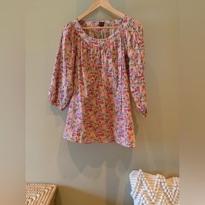 Mimo Pink Floral Mini Dress